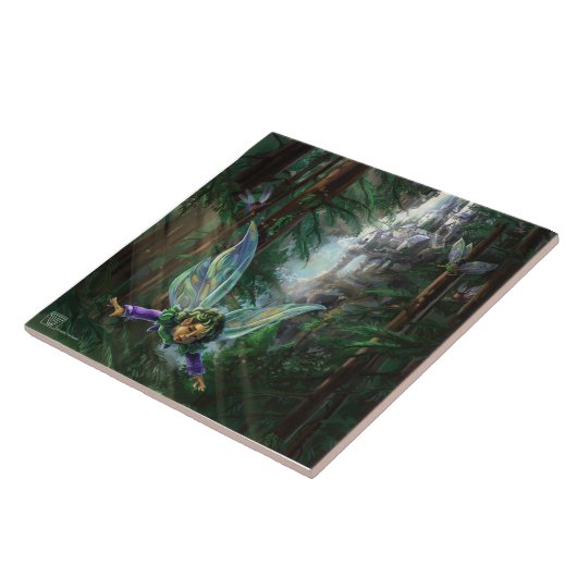 Fairy Castle Forest Tegeltje (Zijkant)