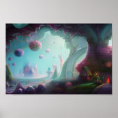 Fairy Castle in de betoverde Bossen Poster (Voorkant)