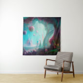 Fairy Castle in de betoverde Bossen Wandkleed (In situ)