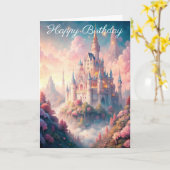 Fairy Castle Kaart (Gele Bloem)