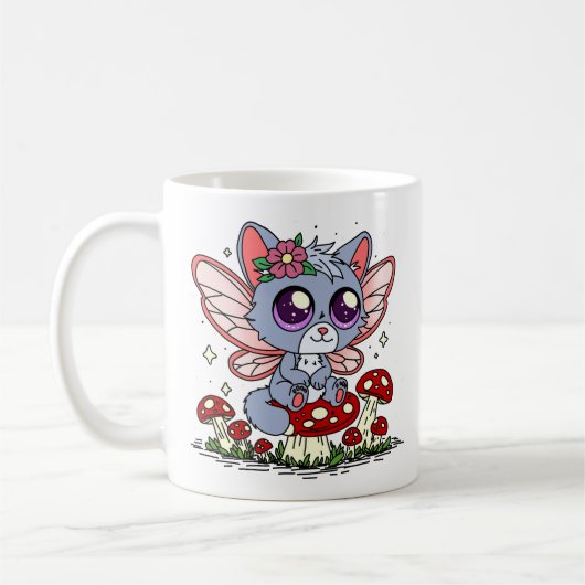 Fairy Cat Koffiemok (Links)