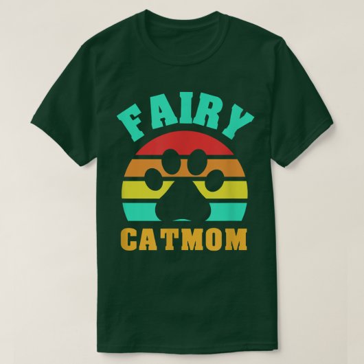Fairy Cat Mom Funny Cat T-shirt (Design voorkant)