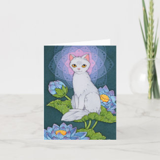 Fairy Cats Affirmatie Leuke kat Mindfulness Kaart