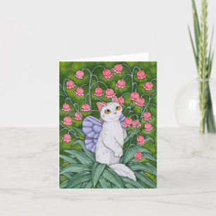 Fairy Cats Affirmatie schattige cat SCENT Kaart