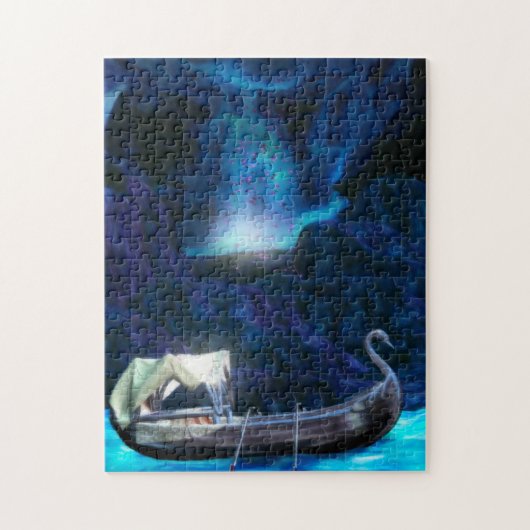 Fairy Cavern Fantasy Schilderachtig Digital Art Pu Legpuzzel (Verticaal)