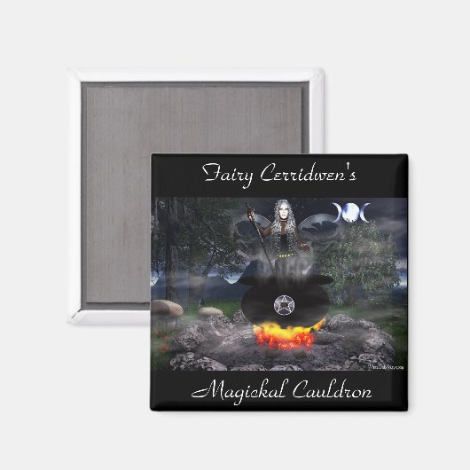 Fairy Cerridwen Magneet (Voorkant / Achterkant)