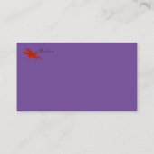 Fairy chakra zakelijke loyalty kaart visitekaartje (Achterkant)