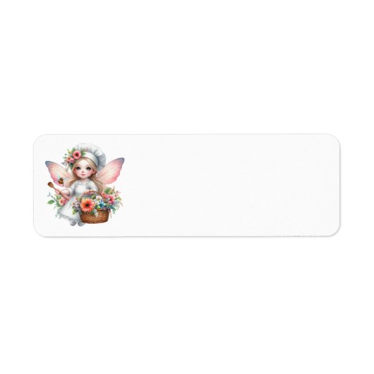 Fairy Chef Adresetiketten Etiket (Voorkant)