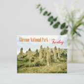 Fairy Chimney rock formations, Cappadocia, Turkije Briefkaart (Staand voorkant)