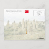 Fairy Chimney rock formations, Cappadocia, Turkije Briefkaart (Achterkant)