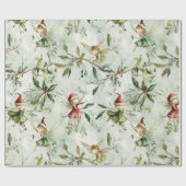 Fairy Christmas Wrapping Papers, grillig cadeau Cadeaupapier (Vlak)