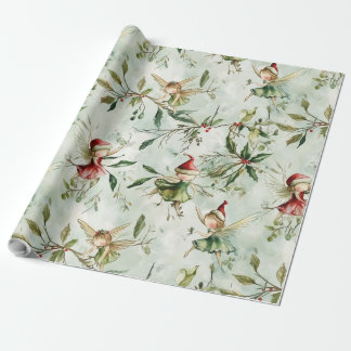 Fairy Christmas Wrapping Papers, grillig cadeau Cadeaupapier