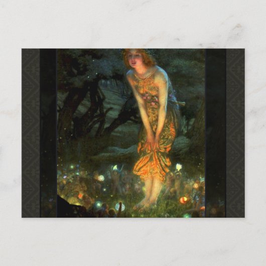 Fairy Circle Fairies Midzomer Eve Briefkaart (Voorkant)