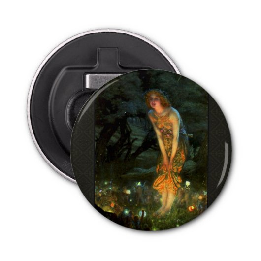 Fairy Circle Fairies Midzomer Eve Button Flesopener (Voorkant)