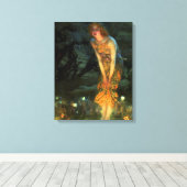 Fairy Circle Fairies Midzomer Eve Canvas Afdruk (Insitu (Houten vloer))