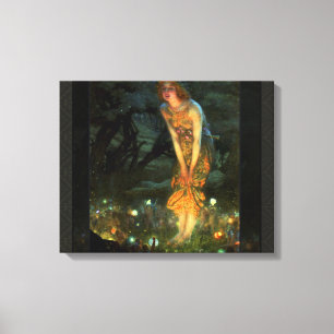 Fairy Circle Fairies Midzomer Eve Canvas Afdruk