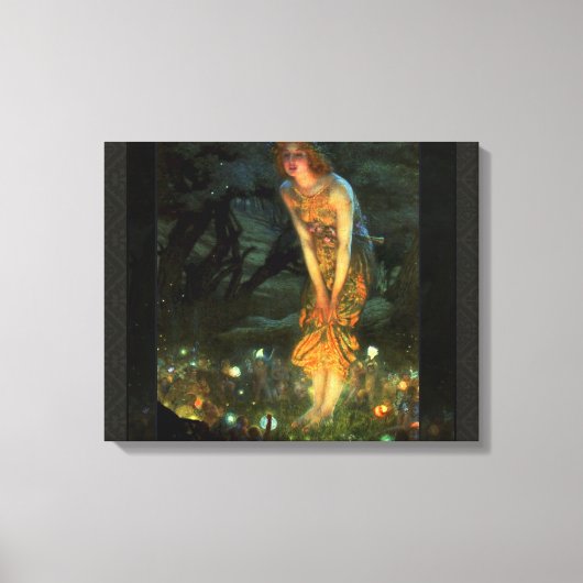 Fairy Circle Fairies Midzomer Eve Canvas Afdruk (Voorkant)