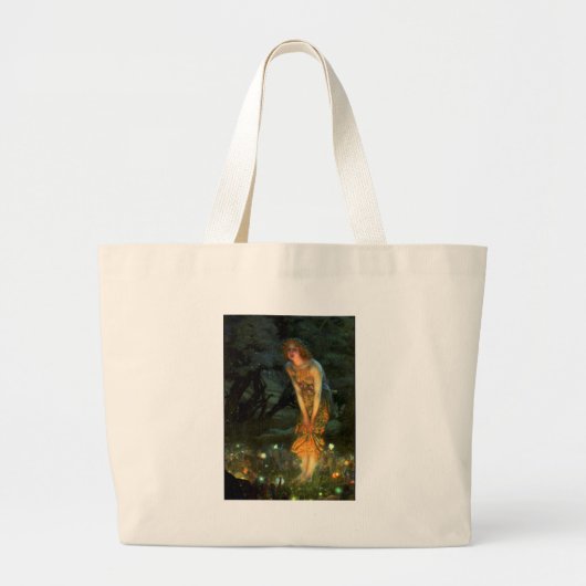 Fairy Circle Fairies Midzomer Eve Grote Tote Bag (Voorkant)