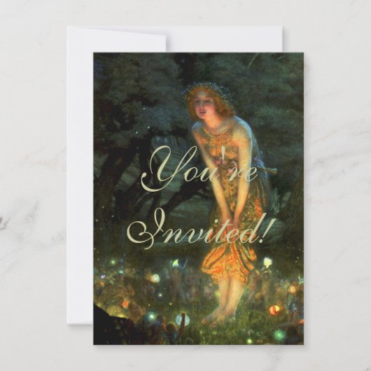 Fairy Circle Fairies Midzomer Eve Kaart (Voorkant)