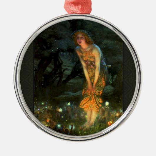 Fairy Circle Fairies Midzomer Eve Metalen Ornament (Voorkant)