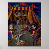 Fairy Circus ART PRINT fantasy faeries carnaval (Voorkant)