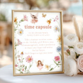 Fairy Colorful Widflower Birthday Time Capsule Poster