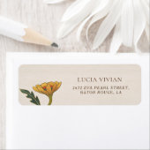  Fairy Core Floral Tea Party retouradres Etiket (Insitu)