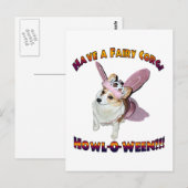 Fairy Corgi Howl-o-ween Briefkaart (Voorkant / Achterkant)