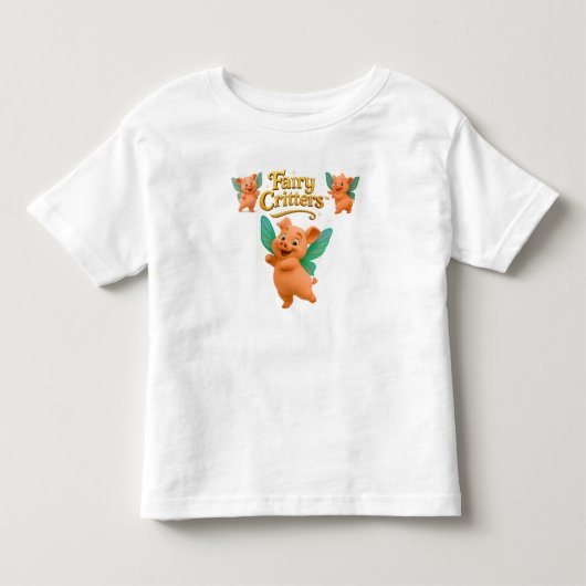 Fairy Critters™ Fairy Biggetje Kinder Shirts (Voorkant)