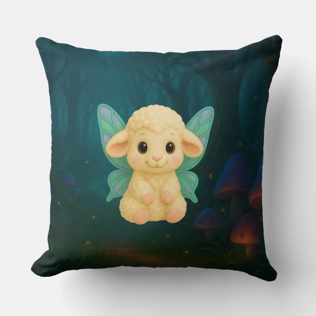 Fairy Critters™ Fairy Lammetje Kussen (Voorkant)