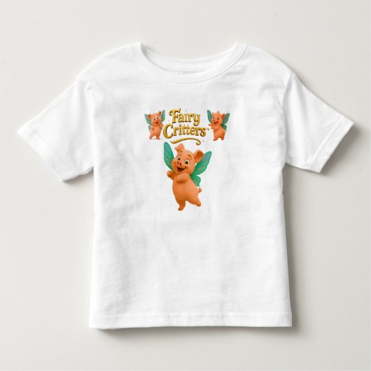 Fairy Critters™ Fairy Piglet Kinder Shirts (Voorkant)