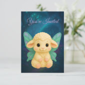 Fairy Critters™ Feeërieke Lammetje Kaart (Staand voorkant)