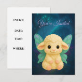 Fairy Critters™ Feeërieke Lammetje Kaart (Voorkant / Achterkant)