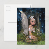 Fairy Crystal Briefkaart (Voorkant / Achterkant)