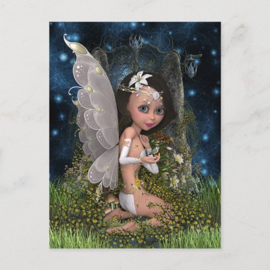 Fairy Crystal Briefkaart (Voorkant)