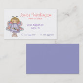 Fairy Cute-mammikaart met ventilator Contactkaartje (Voorkant / Achterkant)
