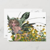 Fairy Daisy Briefkaart (Voorkant / Achterkant)