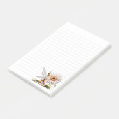 Fairy & Daisy Design Gelinieerde 3M Post-it® Notit Notes (Schuin)