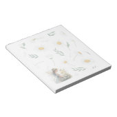 Fairy Daisy Notepad – Whimsical Floral Stationery Notitieblok (Schuin)