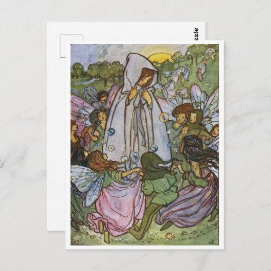 Fairy Dance  Illustratie Briefkaart (Voorkant / Achterkant)