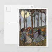 Fairy Dance  Illustratie Briefkaart (Voorkant / Achterkant)