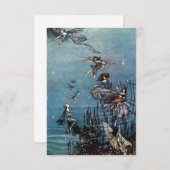 Fairy Dance-uitnodigingen Kaart (Voorkant / Achterkant)