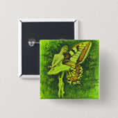 Fairy Dancer Button (Voorkant /achterkant)