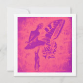 Fairy Dancer Invite Kaart (Voorkant)