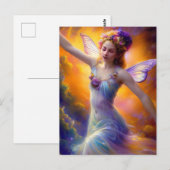 Fairy Dancing in the Wind Briefkaart (Voorkant / Achterkant)