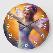  Fairy Dancing in the Wind Grote Klok (Voorkant)