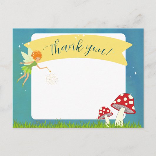 Fairy Dank je Briefkaart (Voorkant)