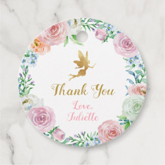 Fairy dank u Label, Fairy Favor Tag, Loot Label