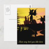 Fairy dans briefkaart (Voorkant / Achterkant)