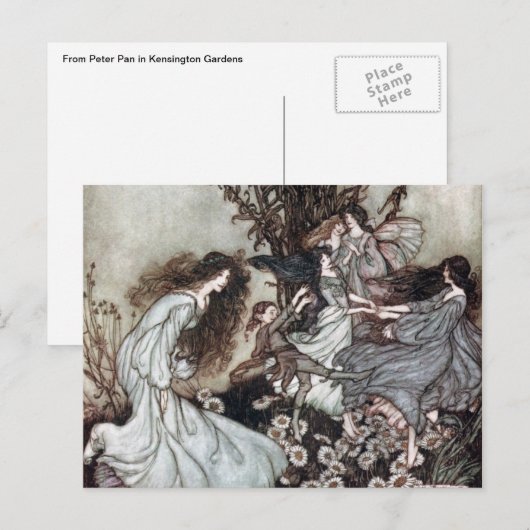 Fairy dans briefkaart (Voorkant / Achterkant)